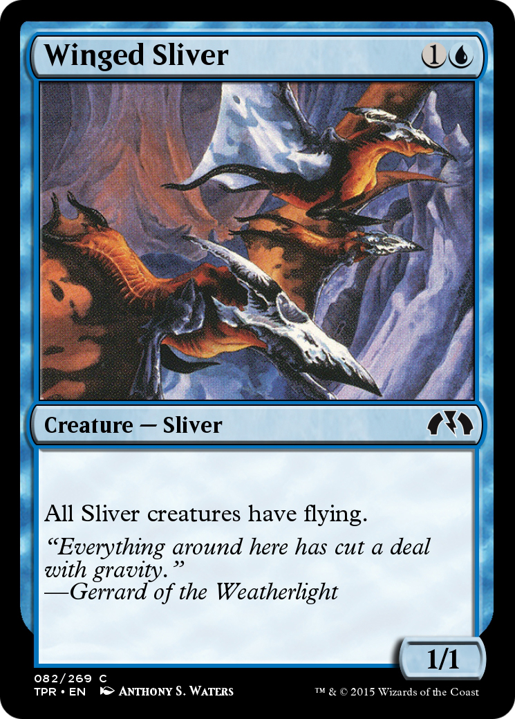 Winged Sliver  [Tempest Remastered] Foil