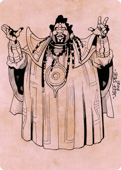 Alaundo the Seer // Alaundo the Seer  [Battle for Baldur's Gate Art Series] (Borderless) Foil