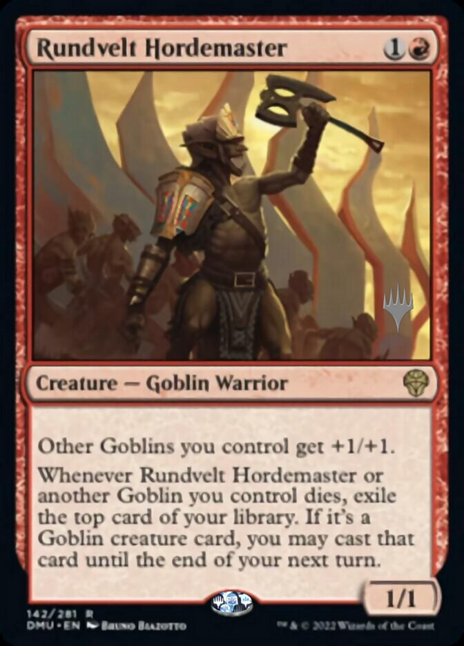 Rundvelt Hordemaster (Promo Pack) [Dominaria United Promos] Foil