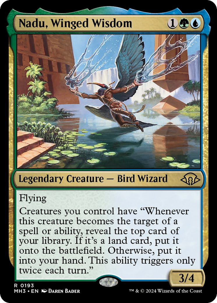 Nadu, Winged Wisdom [Modern Horizons 3] Foil