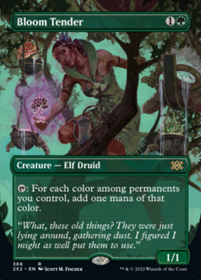 Bloom Tender (Borderless Alternate Art) [Double Masters 2022] Foil