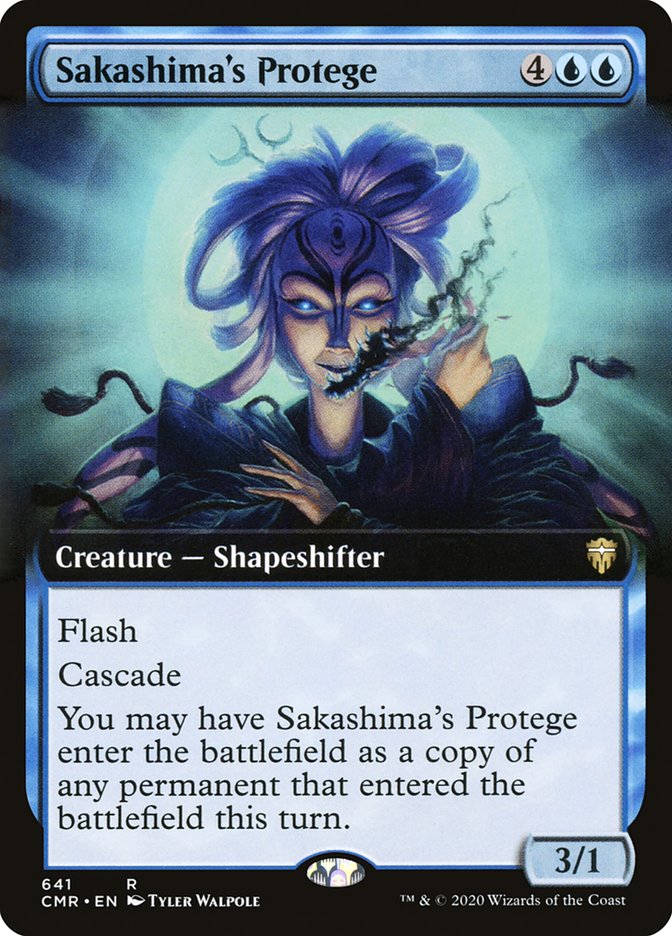 Sakashima's Protege (Extended Art) [Commander Legends] Foil