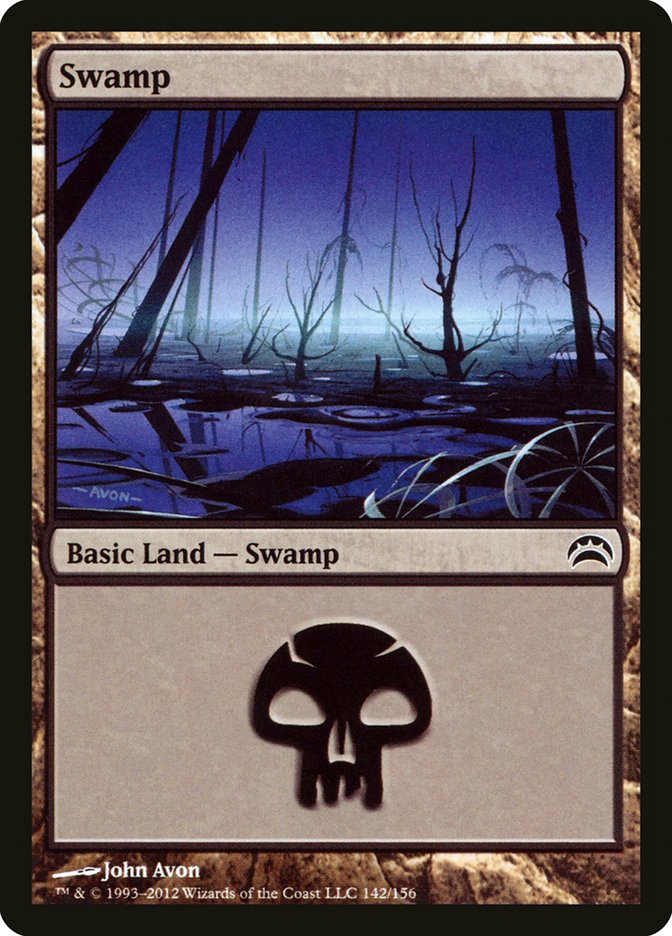 Swamp (142) [Planechase 2012] Foil