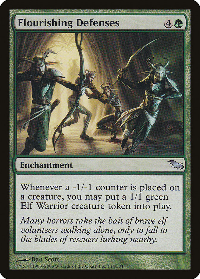 Flourishing Defenses [Shadowmoor] Foil