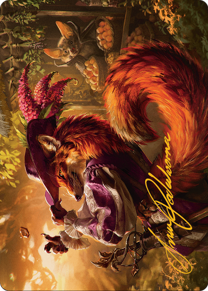Mr. Foxglove // Mr. Foxglove  [Bloomburrow Art Series] (Borderless)