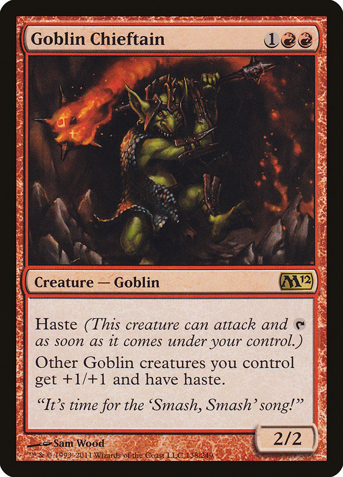 Goblin Chieftain [Magic 2012] Foil