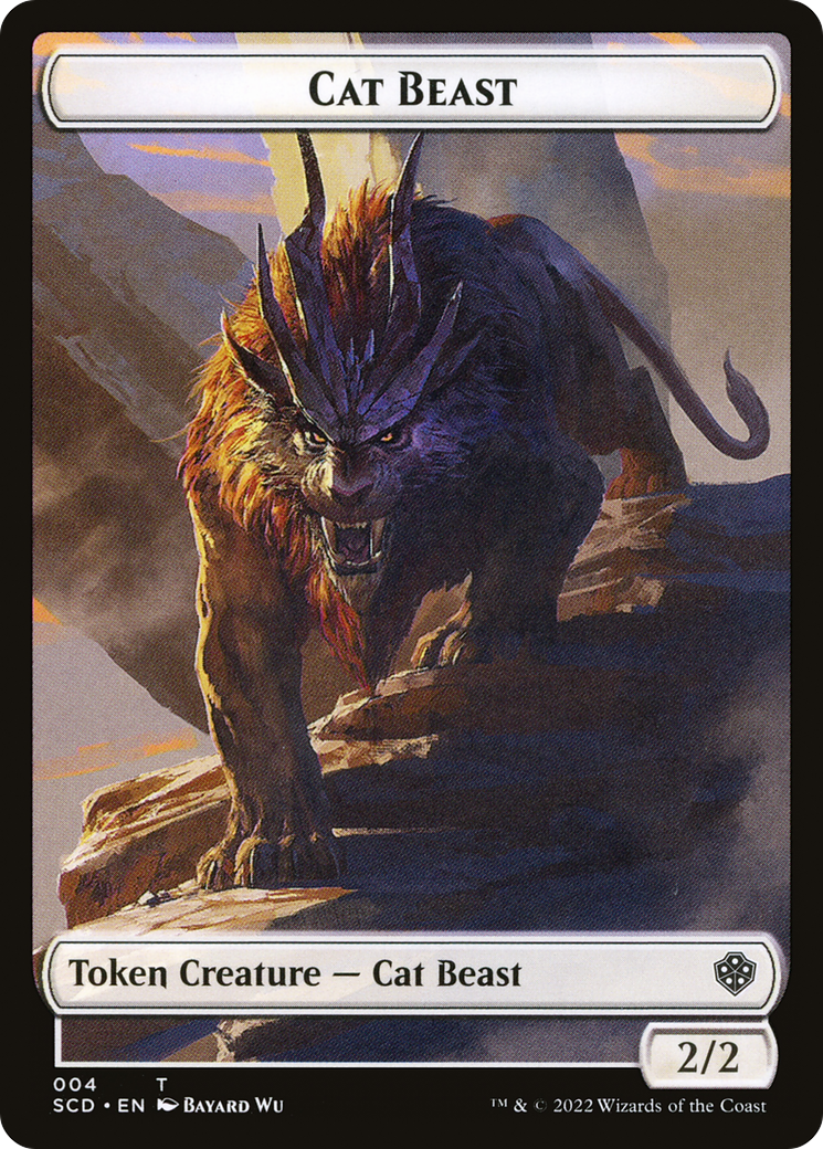 Cat Beast  [Starter Commander Deck Tokens]
