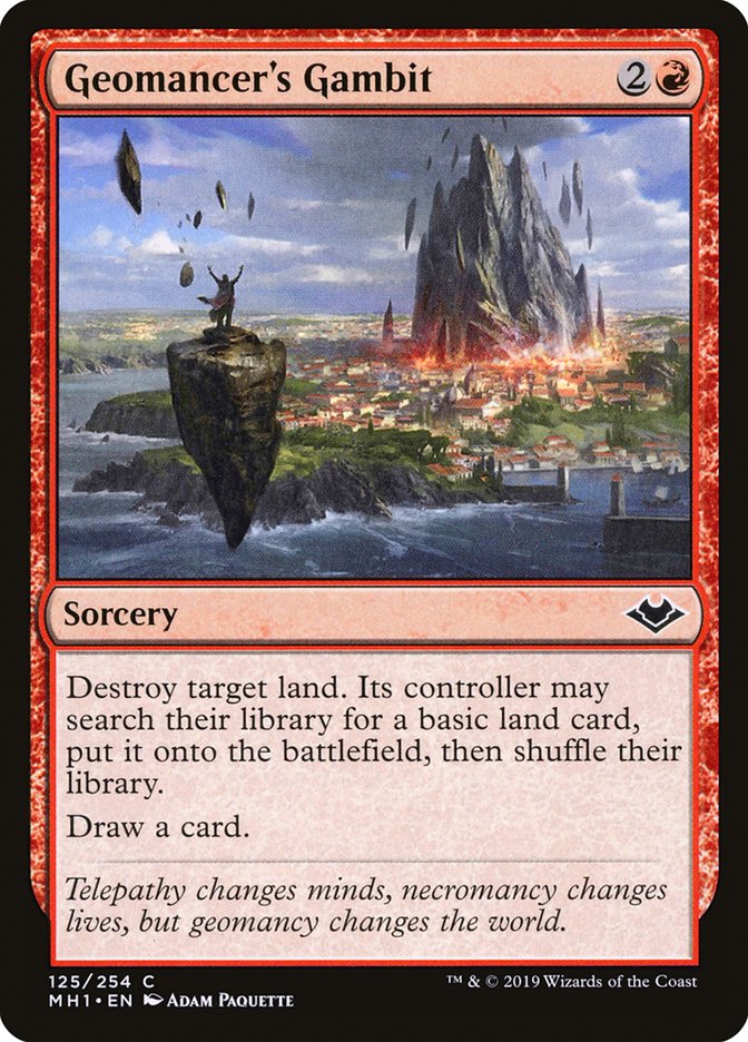 Geomancer's Gambit [Modern Horizons] Foil