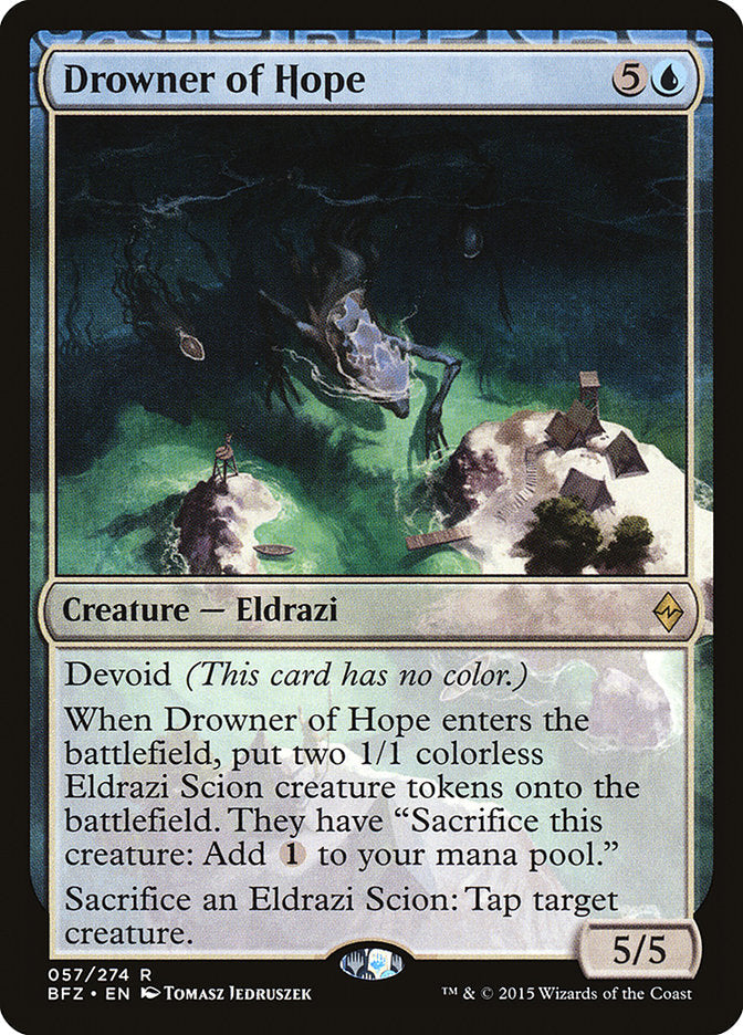 Drowner of Hope [Battle for Zendikar] Foil