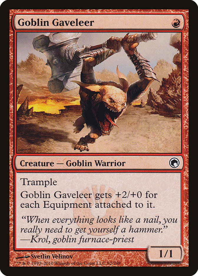 Goblin Gaveleer [Scars of Mirrodin] Foil