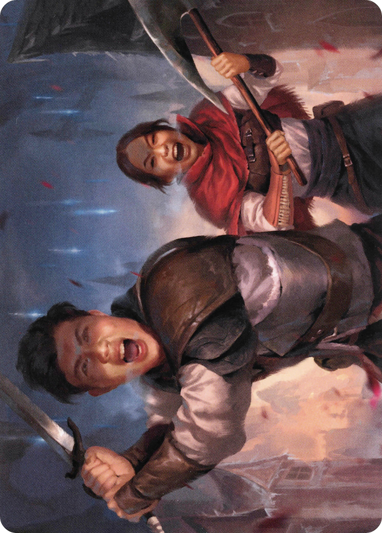 Daybreak Combatants // Daybreak Combatants  [Crimson Vow Art Series] (Borderless)