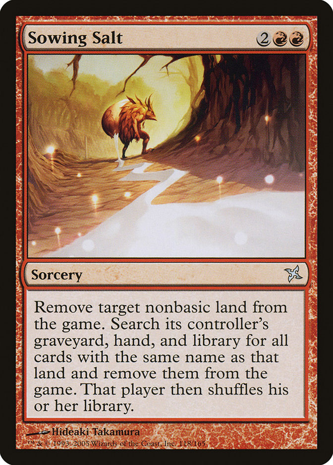 Sowing Salt [Betrayers of Kamigawa] Foil