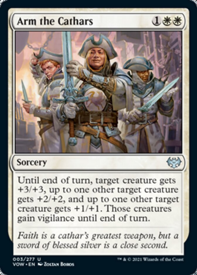 Arm the Cathars [Innistrad: Crimson Vow] Foil