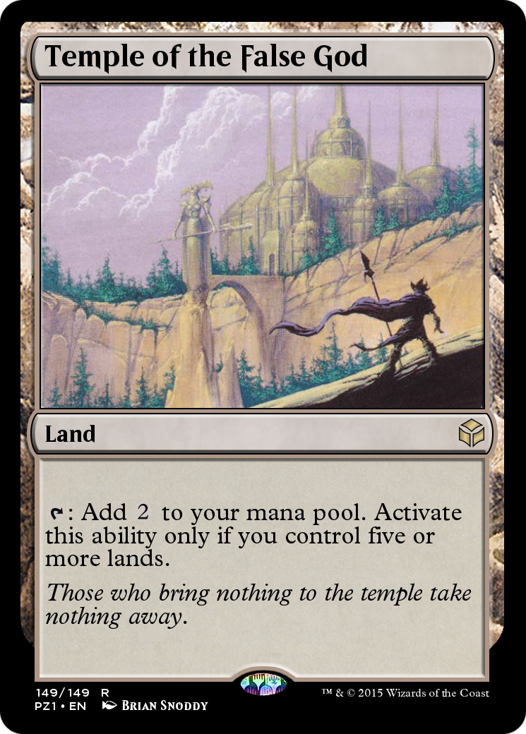 Temple of the False God  [Legendary Cube Prize Pack]