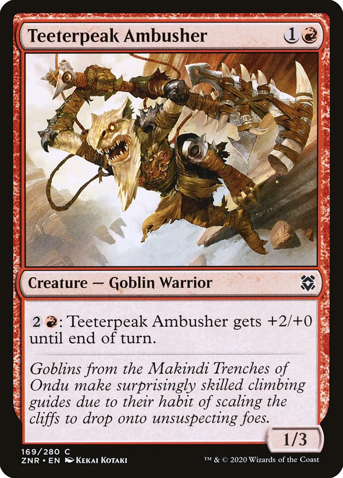 Teeterpeak Ambusher [Zendikar Rising] Foil