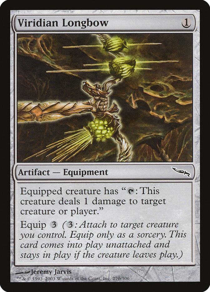 Viridian Longbow [Mirrodin] Foil