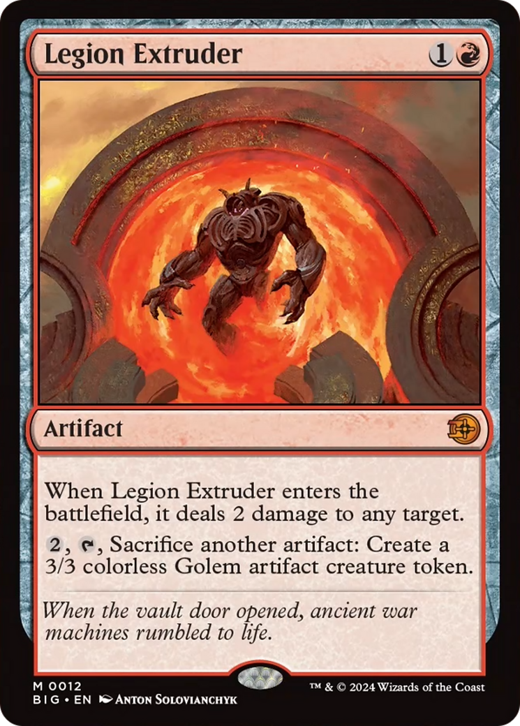 Legion Extruder [Outlaws of Thunder Junction: The Big Score] Foil