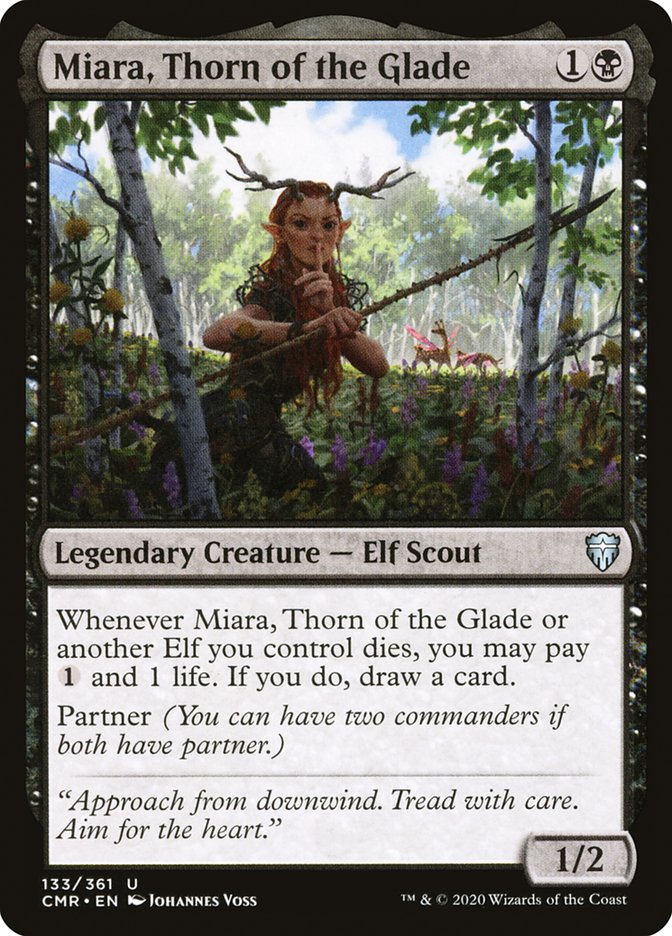 Miara, Thorn of the Glade [Commander Legends] Foil