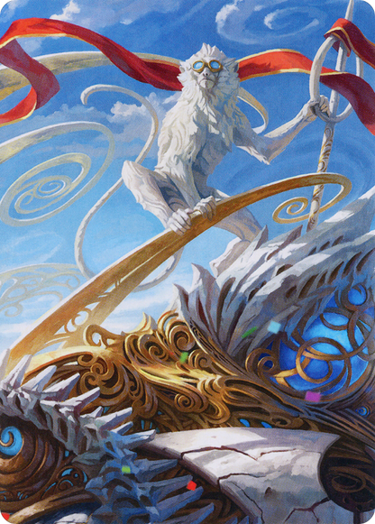 Ragavan, Nimble Pilferer // Ragavan, Nimble Pilferer  [March of the Machine Art Series] (Borderless) Foil
