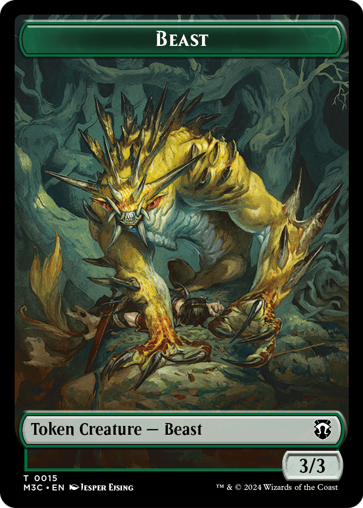 Beast  [Modern Horizons 3 Commander Tokens]