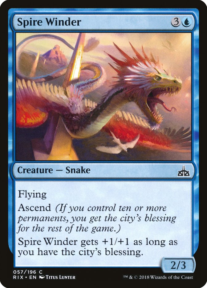 Spire Winder [Rivals of Ixalan] Foil