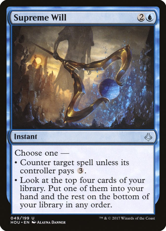 Supreme Will [Hour of Devastation] Foil