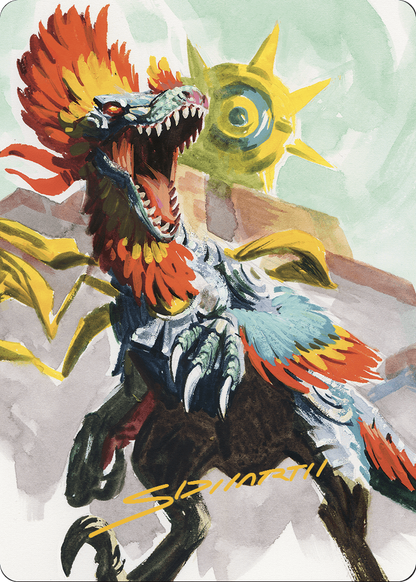 Pantlaza, Sun-Favored // Pantlaza, Sun-Favored  [The Lost Caverns of Ixalan Art Series] (Borderless) Foil