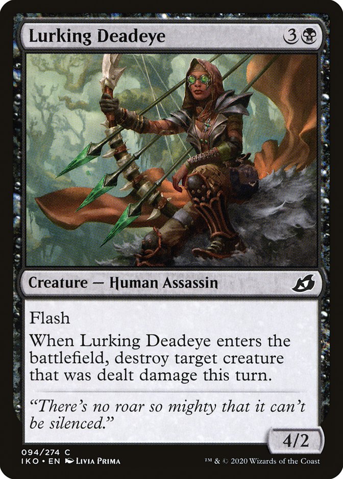 Lurking Deadeye [Ikoria: Lair of Behemoths] Foil