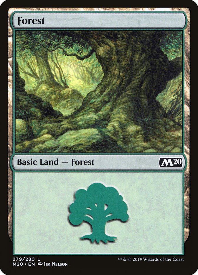 Forest (279) [Core Set 2020] Foil