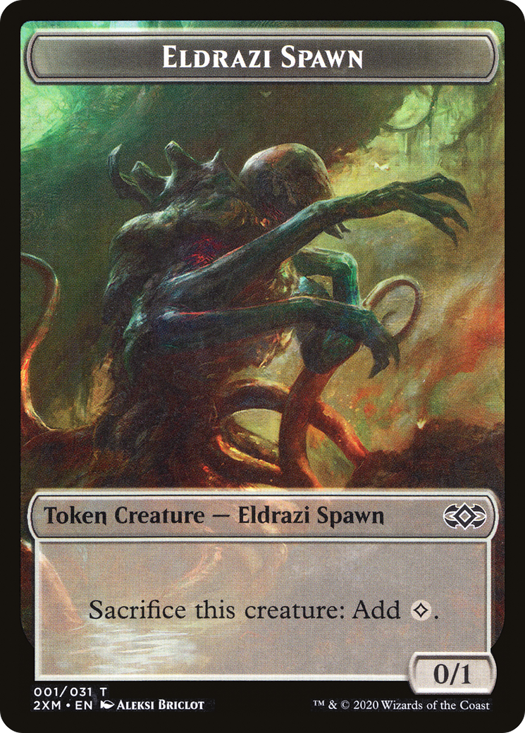 Eldrazi Spawn  [Double Masters Tokens] Foil