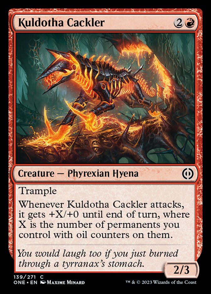 Kuldotha Cackler [Phyrexia: All Will Be One] Foil