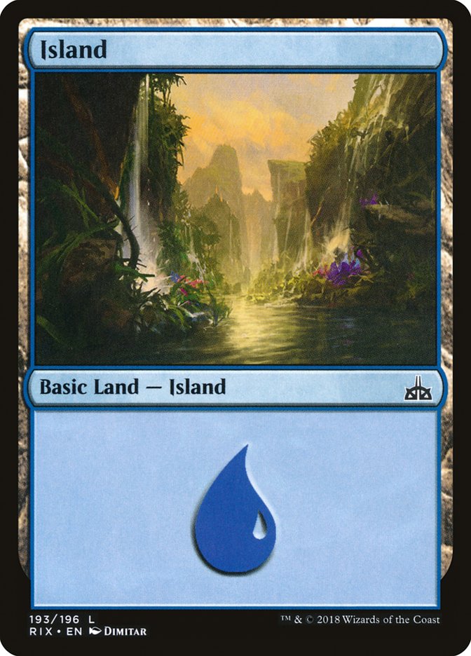 Island (193) [Rivals of Ixalan] Foil