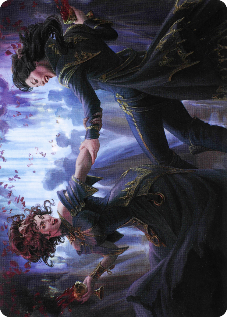 Falkenrath Celebrants // Falkenrath Celebrants  [Crimson Vow Art Series] (Borderless) Foil