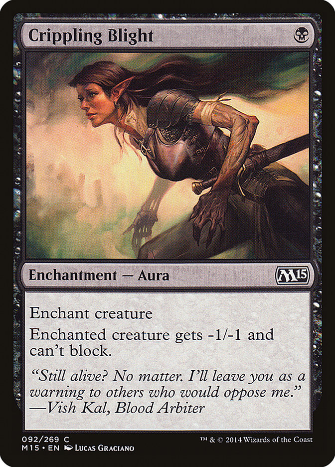 Crippling Blight [Magic 2015] Foil