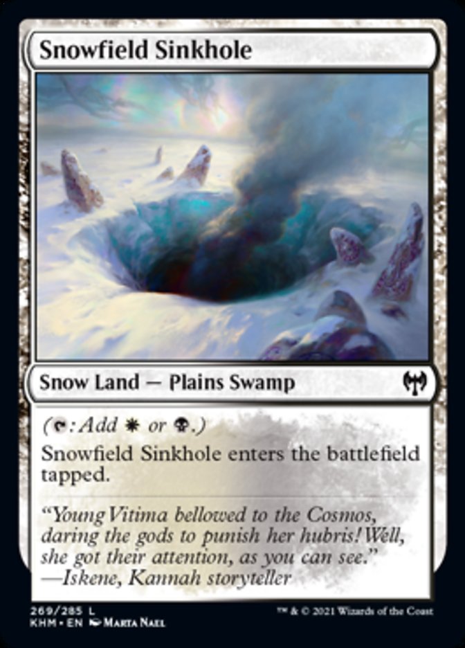 Snowfield Sinkhole [Kaldheim] Foil