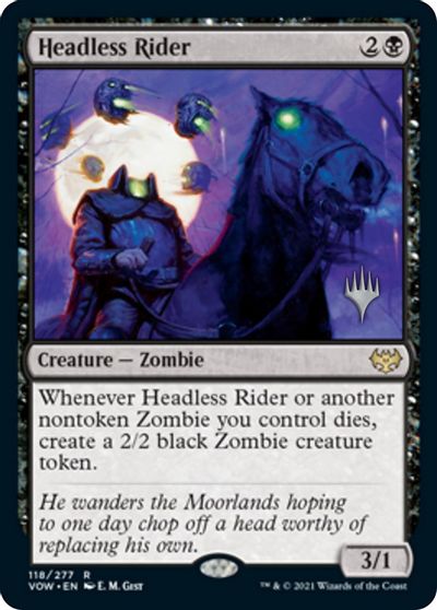 Headless Rider (Promo Pack) [Innistrad: Crimson Vow Promos] Foil