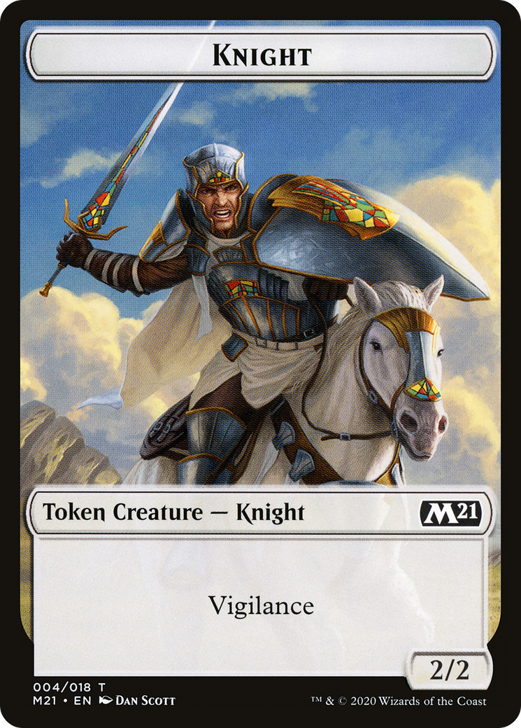 Knight  [Core Set 2021 Tokens] Foil