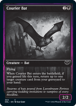 Courier Bat [Innistrad: Double Feature] Foil