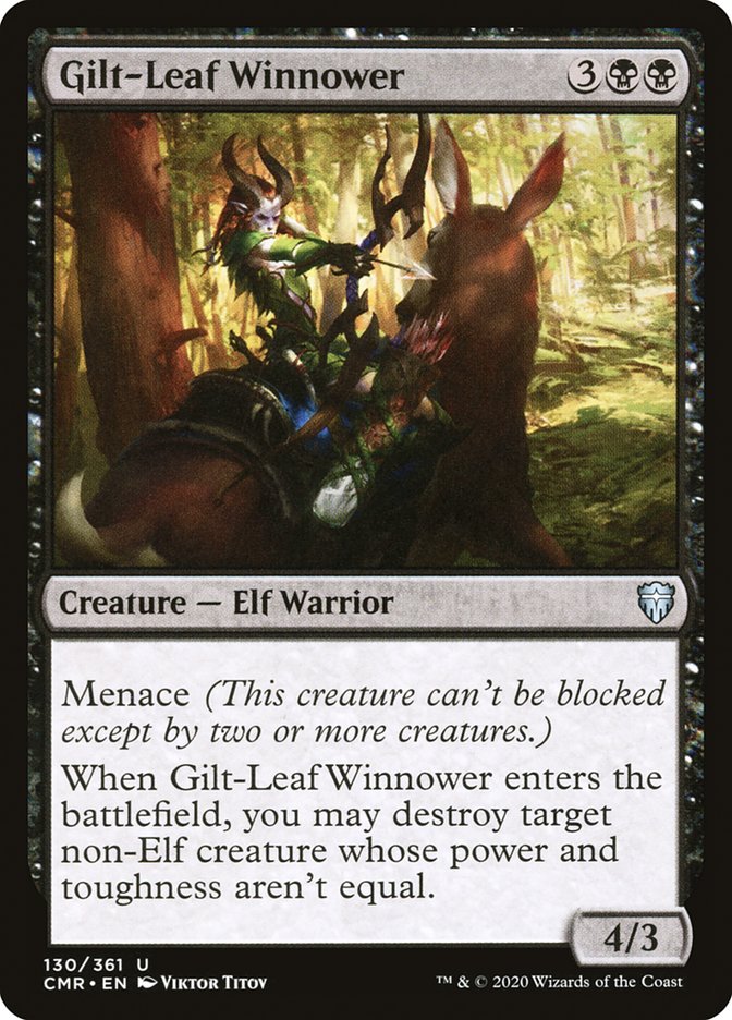 Gilt-Leaf Winnower [Commander Legends] Foil
