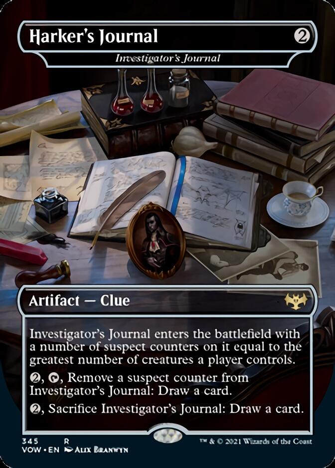 Investigator's Journal - Harker's Journal [Innistrad: Crimson Vow] Foil