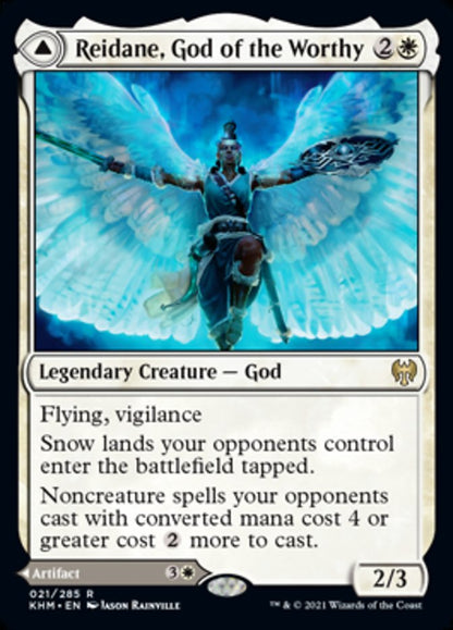Reidane, God of the Worthy // Valkmira, Protector's Shield [Kaldheim] Foil