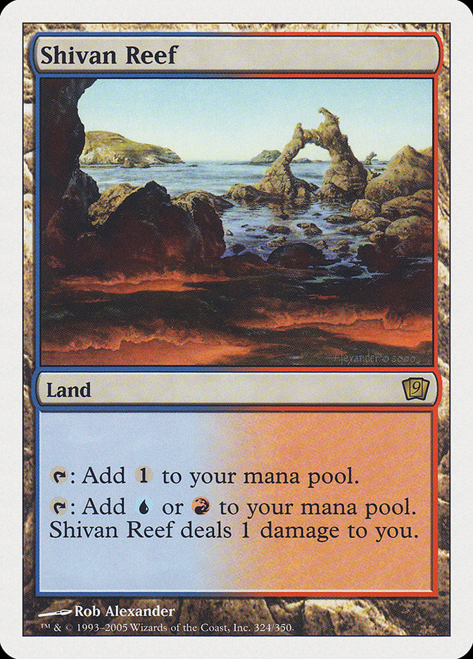 Shivan Reef [Ninth Edition] Foil