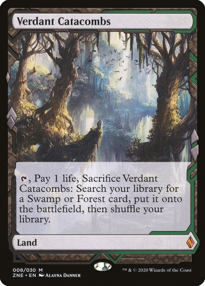 Verdant Catacombs (Expeditions) [Zendikar Rising Expeditions] Foil