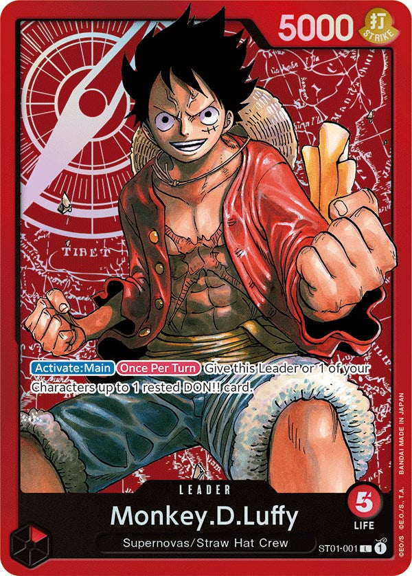 Monkey.D.Luffy (001) (ST01-001) - [Starter Deck 1: Straw Hat Crew] Foil