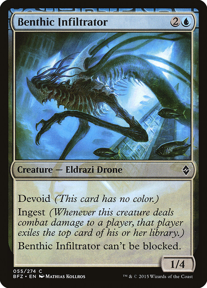 Benthic Infiltrator [Battle for Zendikar] Foil