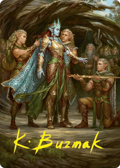 Lathril, Blade of the Elves // Lathril, Blade of the Elves  [Foundations Art Series] (Borderless) Foil