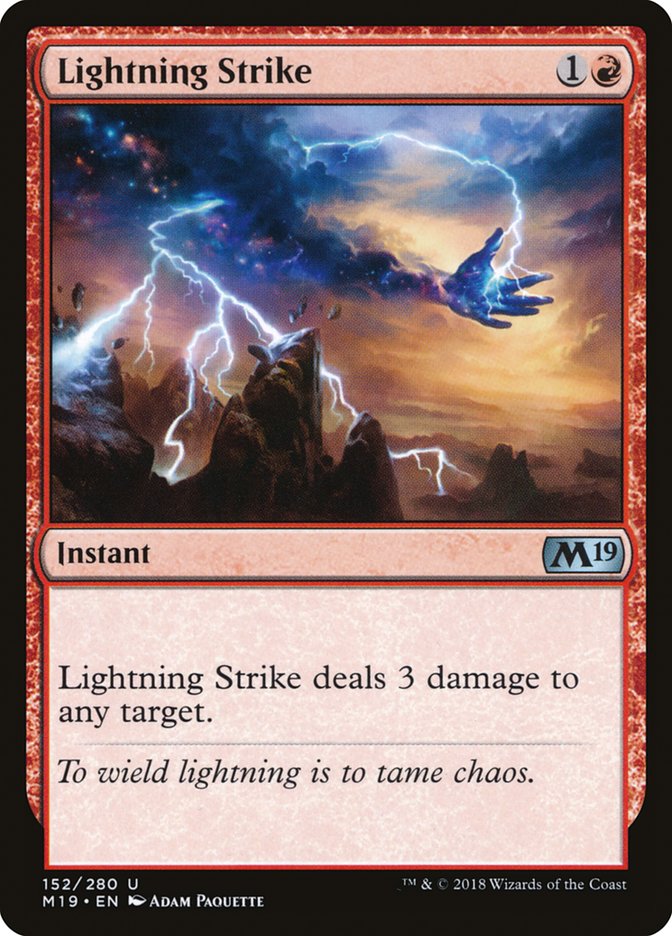 Lightning Strike [Core Set 2019] Foil