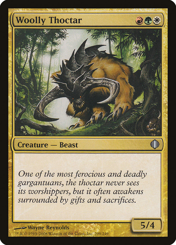 Woolly Thoctar [Shards of Alara] Foil