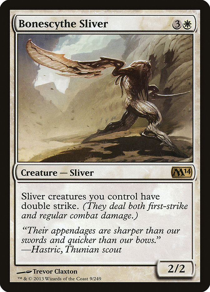 Bonescythe Sliver [Magic 2014] Foil