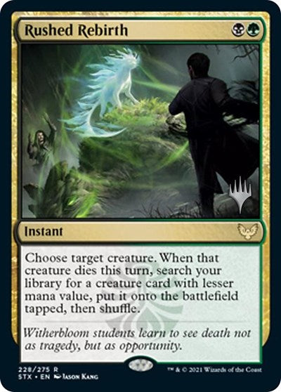 Rushed Rebirth (Promo Pack) [Strixhaven: School of Mages Promos] Foil